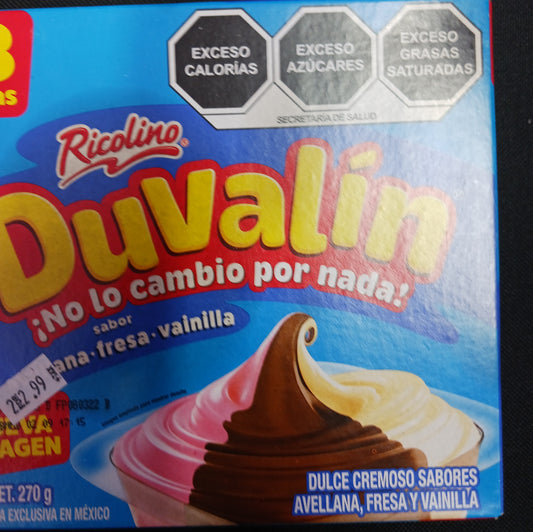 Duvalin Avellana/Fresa/Vanilla
