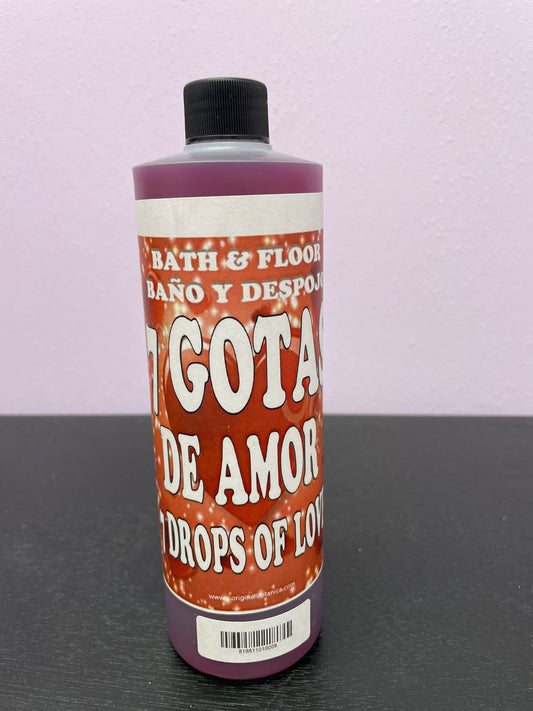 7 Gotas De Amor Bath And Floor Wash